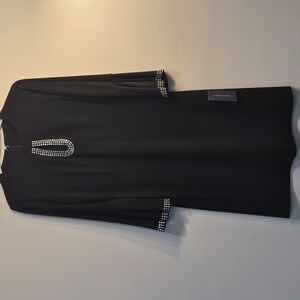 Tommy Hilfiger Black Dress with Beaded Details